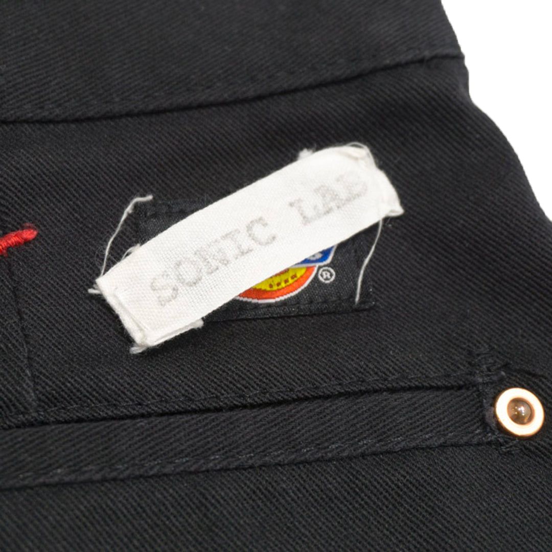 レア SONIC LAB ×Dickies ロゴ刺繍　ワークパンツ Dickies × SONIC LAB（ディッキーズ ソニックラブ） サイド