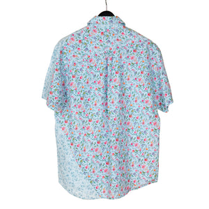 NEPENTHES NEW YORK TWISTED S/S FLORAL BUTTON UP