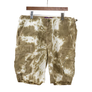 NEPENTHES TIE DYE CARGO SHORTS