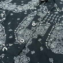 Load image into Gallery viewer, SONIC LAB PAISLEY SKULL PRINT L/S BUTTON UP